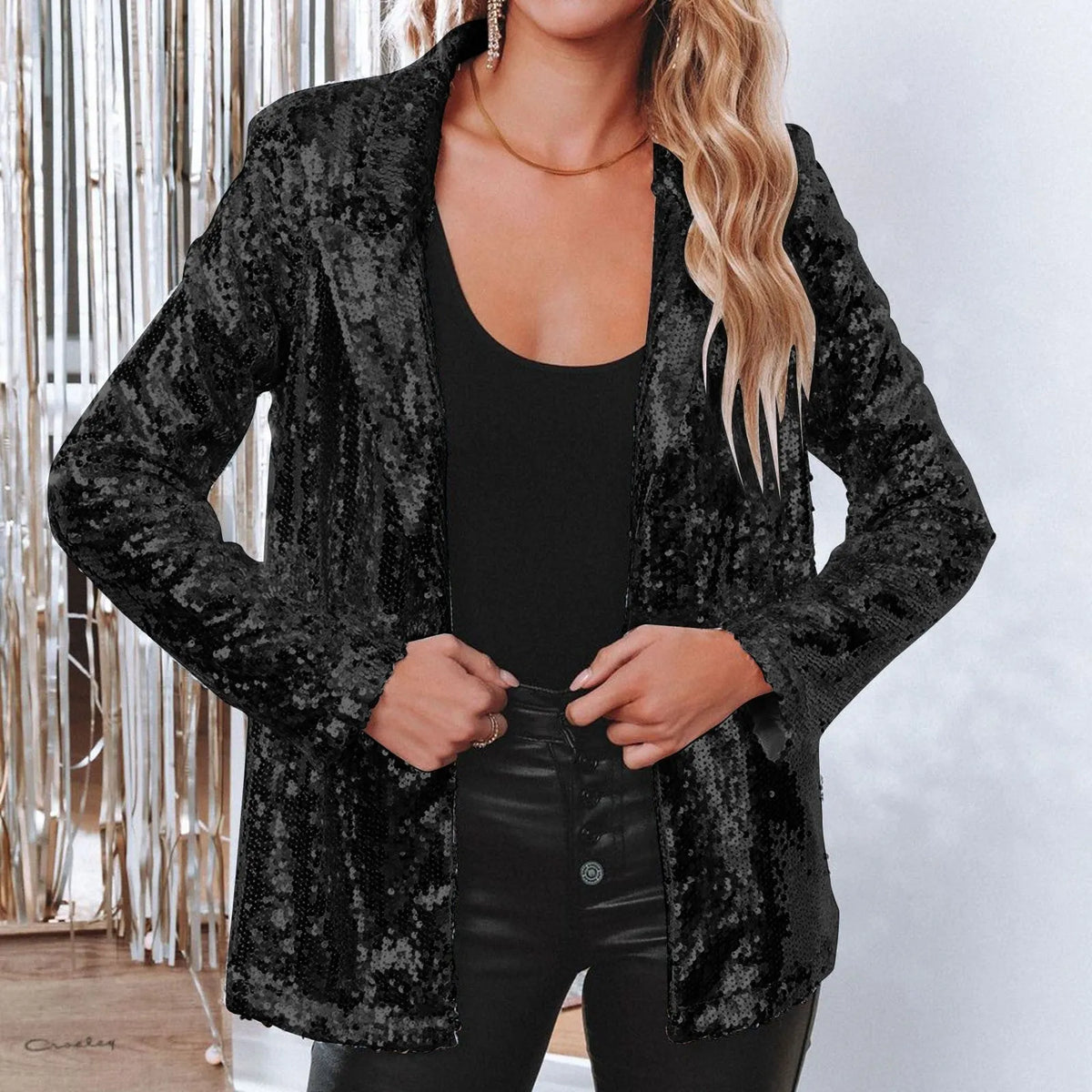 Glamouröser Pailletten-Blazer