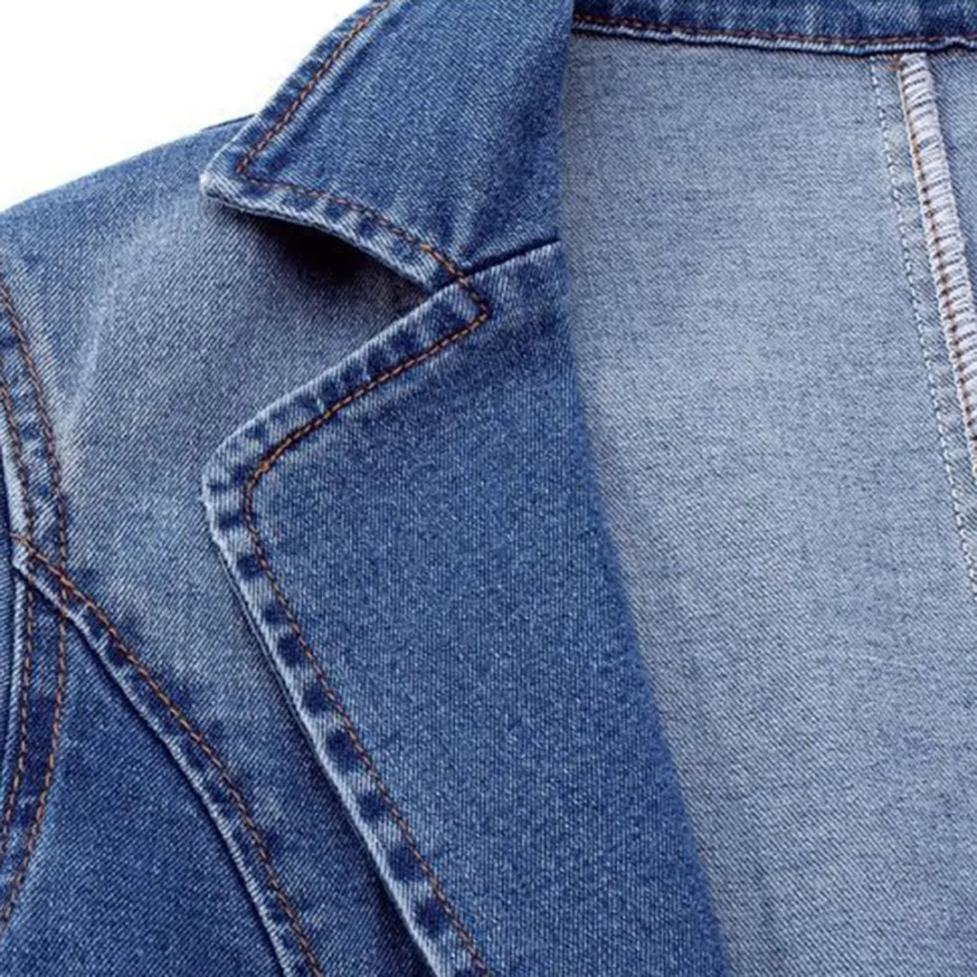 MARZIA | Stijlvolle Dames Denim Blazer - Elegant & Comfortabel