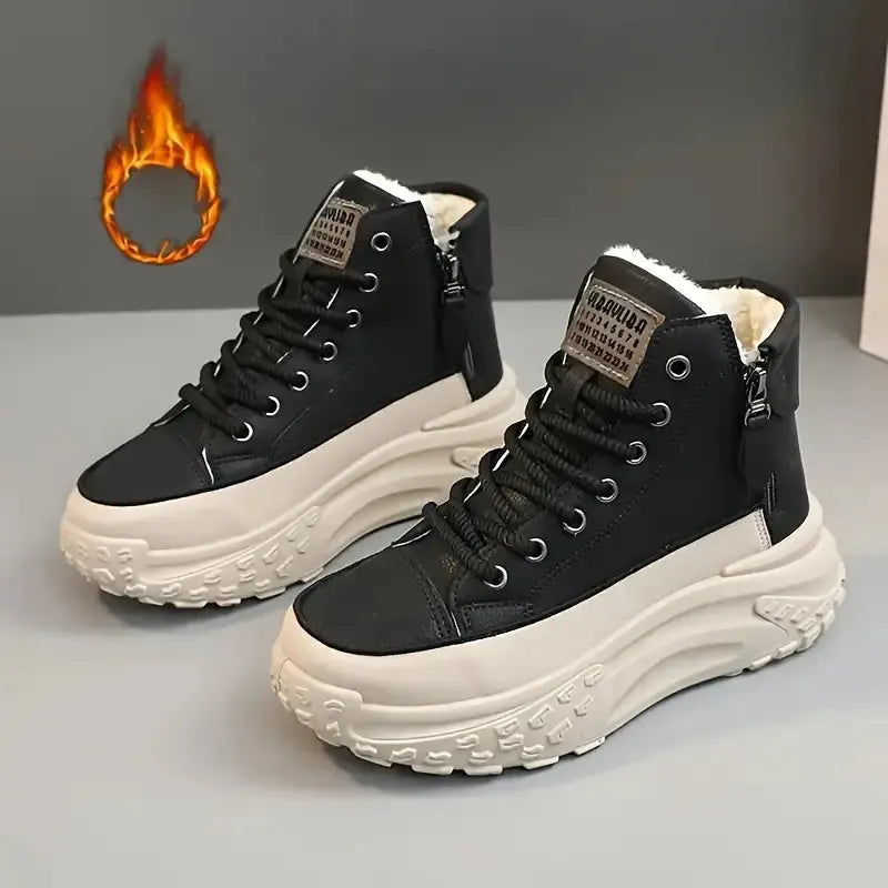 DAMA Stiefel mit PlÃ¼schfutter