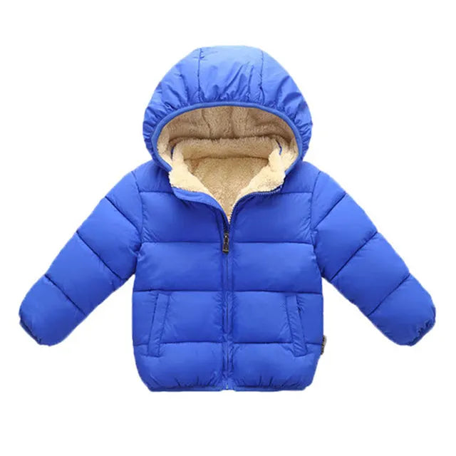 Casaco Infantil De Inverno com Capuz Lilli