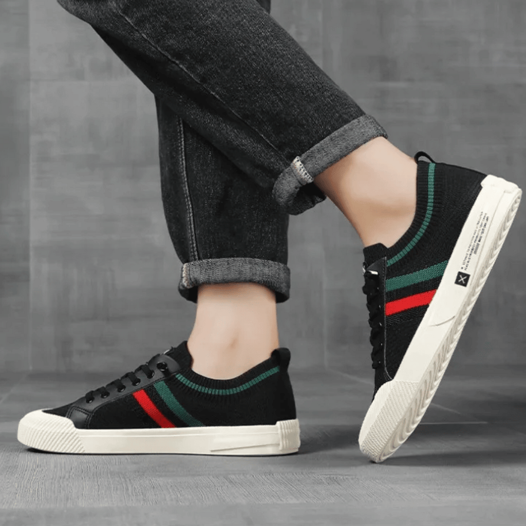 LÃ¤ssige Sneakers Mit Strickmuster FÃ¼r MÃ¤nner