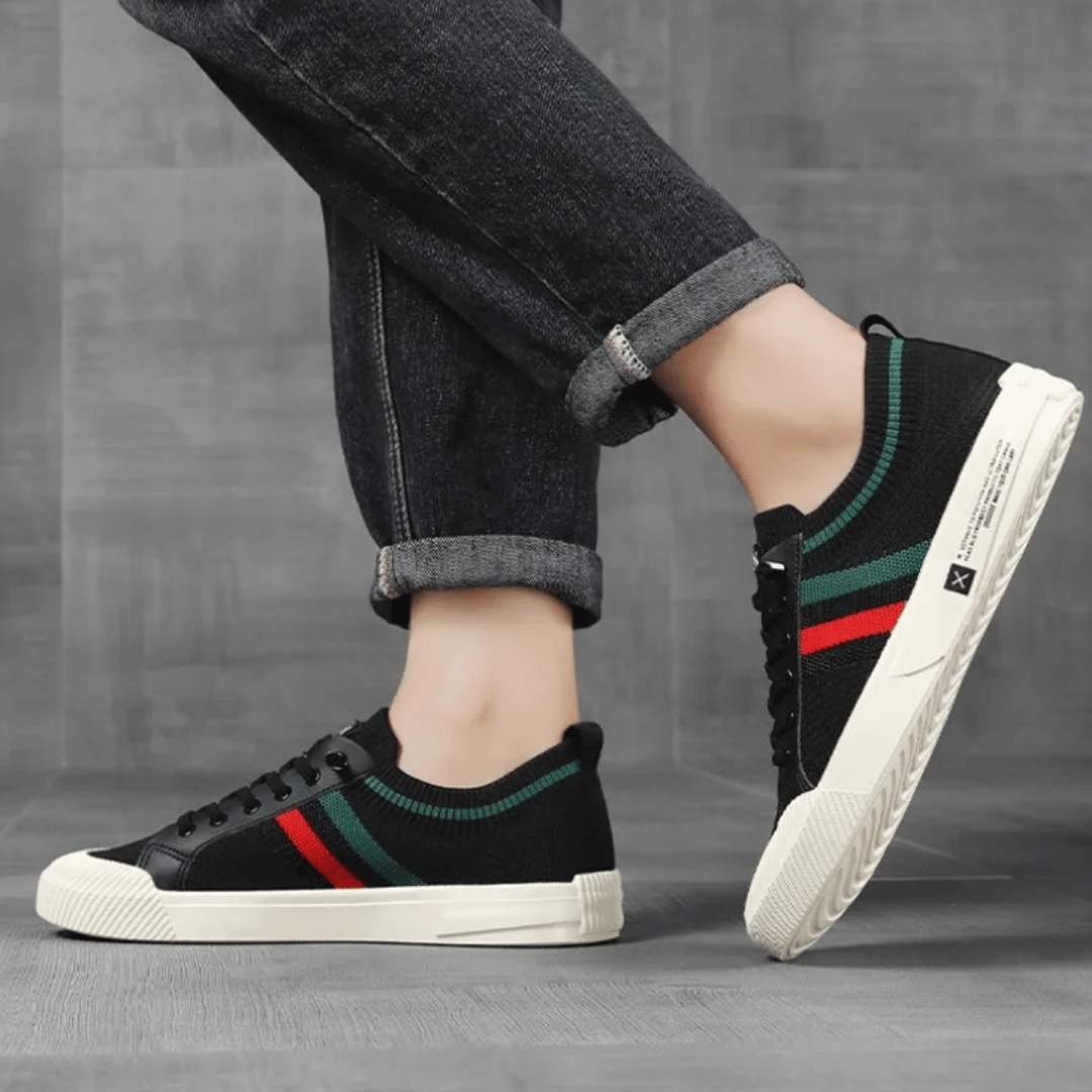 LÃ¤ssige Sneakers Mit Strickmuster FÃ¼r MÃ¤nner