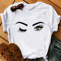 T-shirt imprimÃ© sourcils