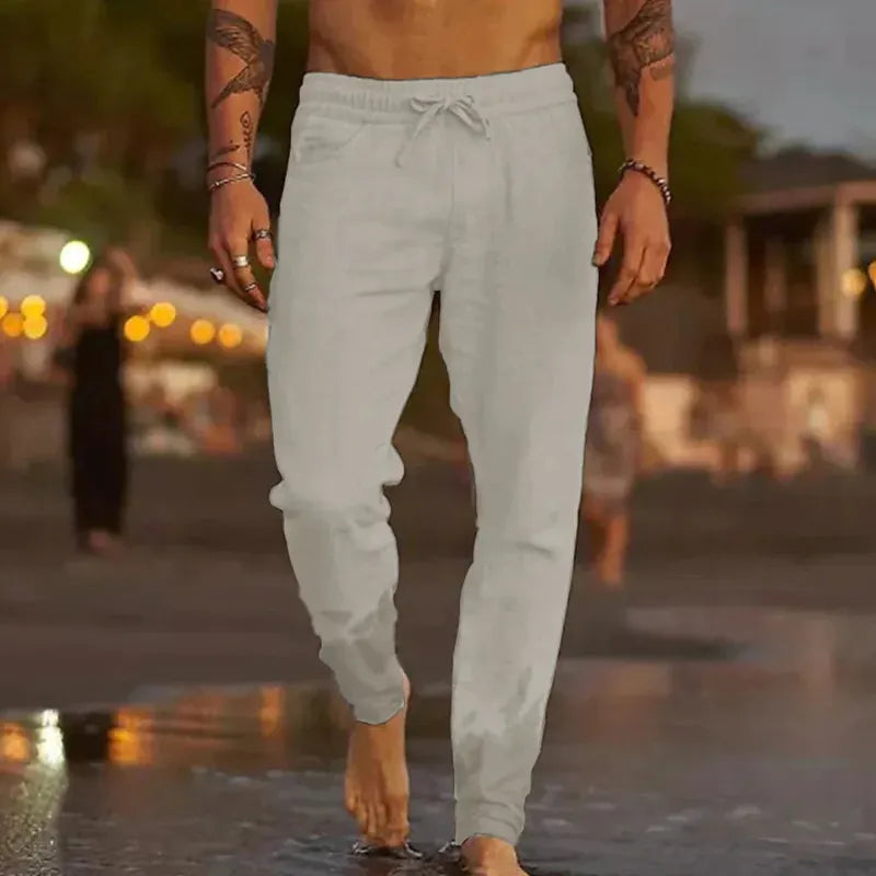 Herren Sommer Hose Elegant