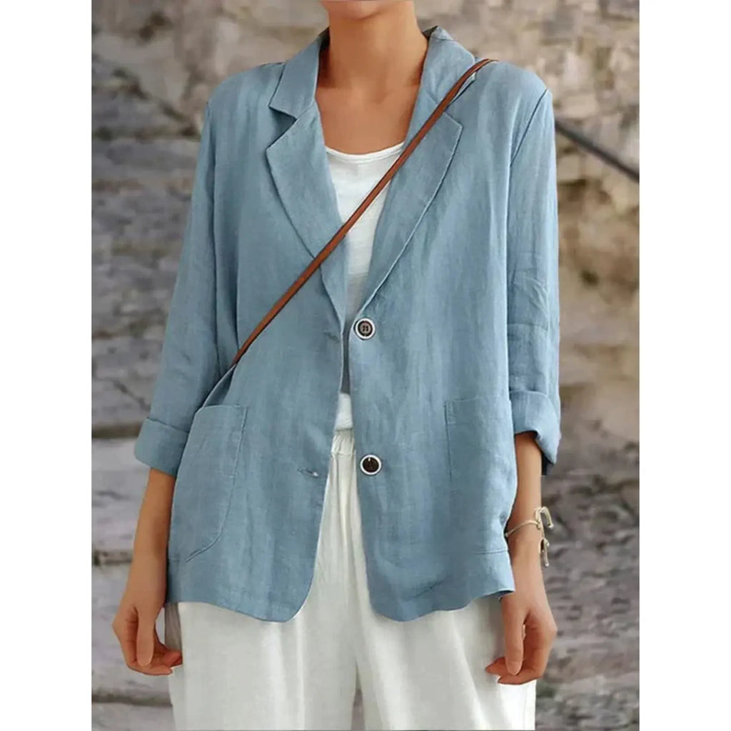 Leinenblazer FÃ¼r Damen