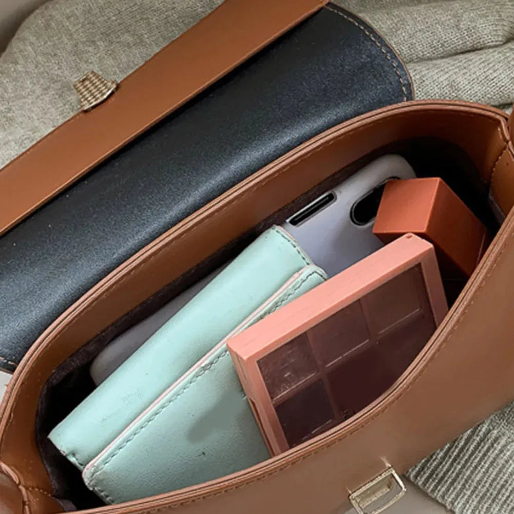 EMILY | Minimalistische Dames Schoudertas in Vegan Leer - Stijlvol, Strak & Functioneel