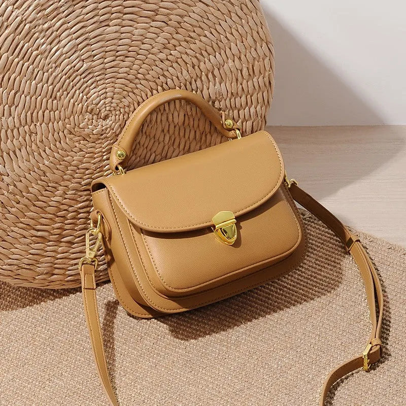 BLAISE | Dames Leren Crossbody Tas – Compact, Elegant & Verrassend Ruim