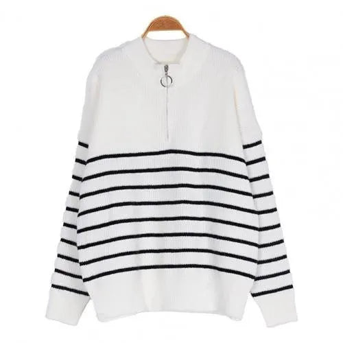 Pullover mit Reißverschluss