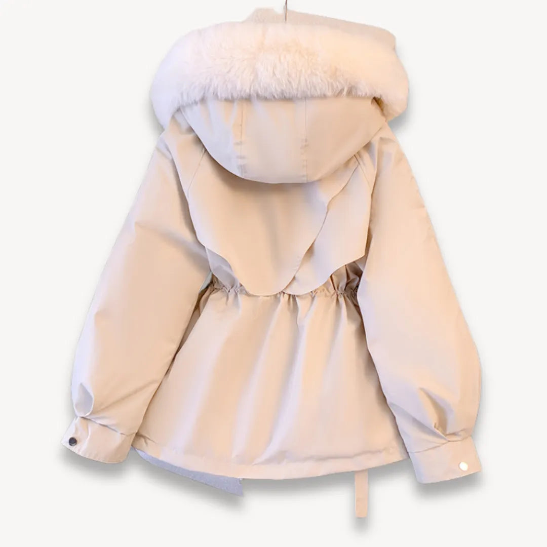 Luxe Dames Winterjas Met Capuchon En Ceintuur | Ultieme Warmte, Bescherming & Chic Silhouet