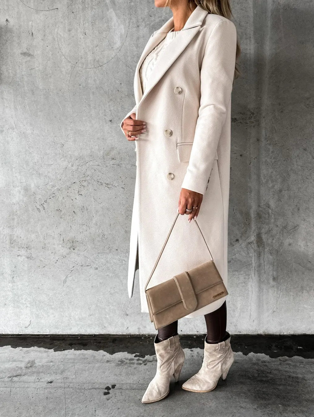 Lange Elegante Wintermantel | Luxe Warmte, Slanke Pasvorm & Tijdloze Klasse
