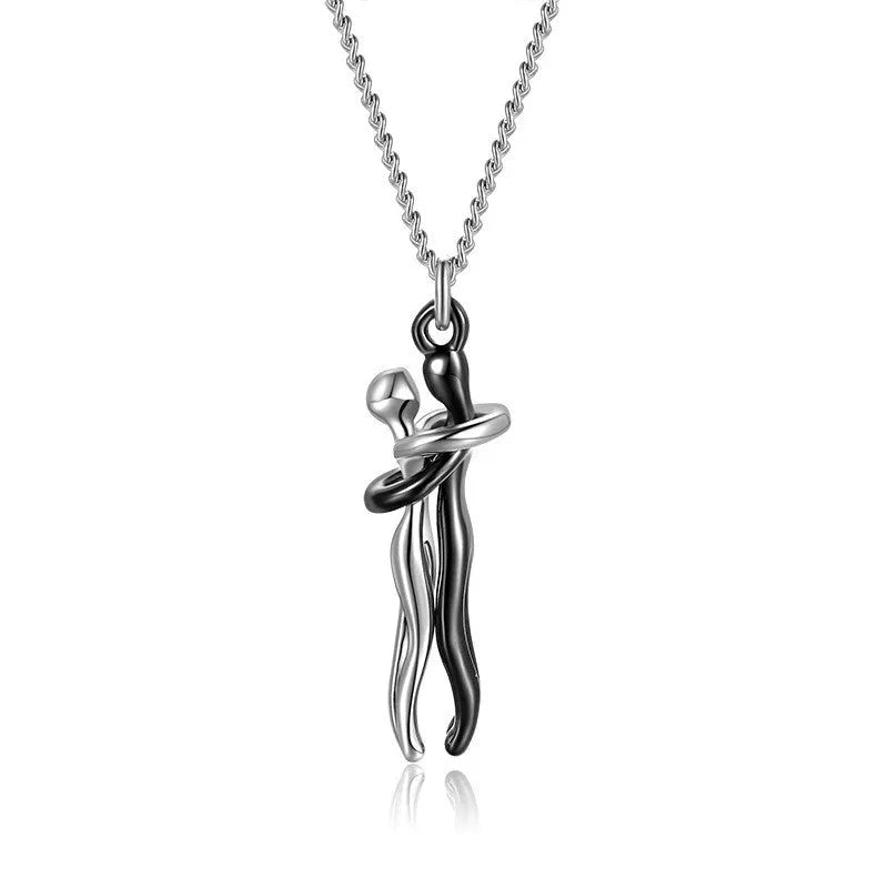AMPLEXUS | Knuffelketting Met Omhelzende Figuren – Symbolisch, Ontroerend & Perfect Als Liefdescadeau