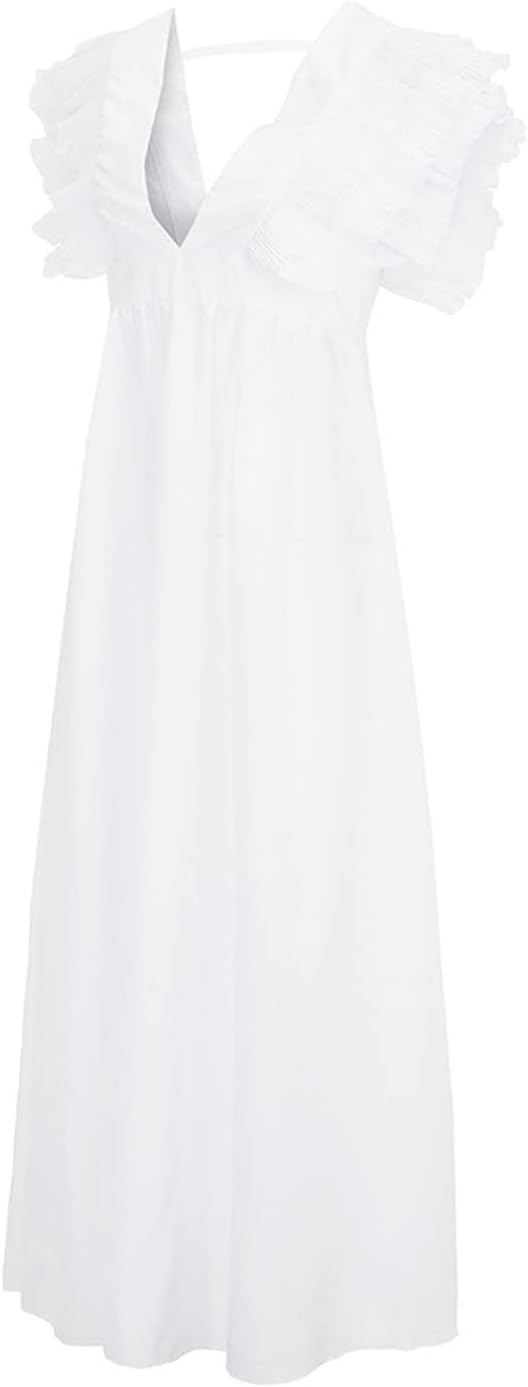 - Elegantes Kleid mit gerafften Ärmeln
