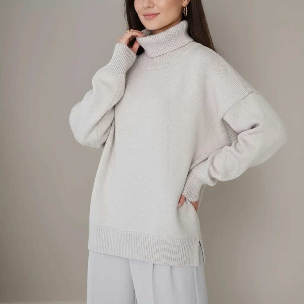 Lindsay Zeitloser Oversized Rollkragenpullover