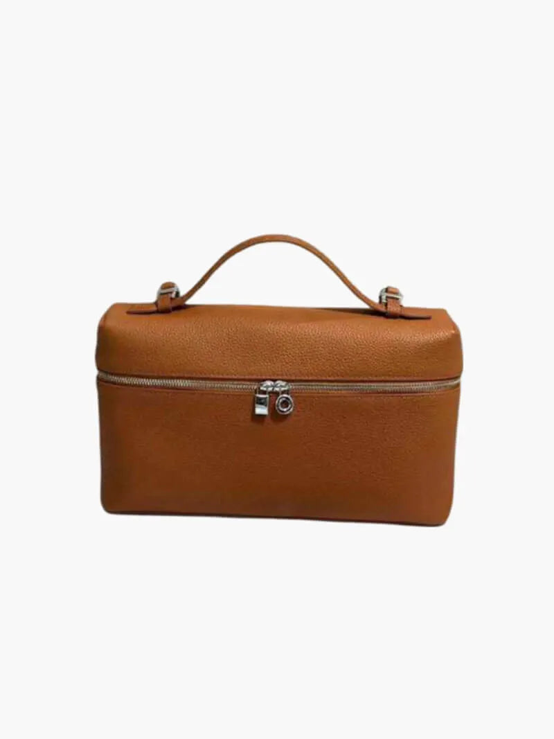 Strukturierte Handtasche mit Top-Griff