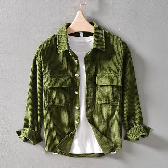 Stilvolle Cordjacke FÃ¼r Herren