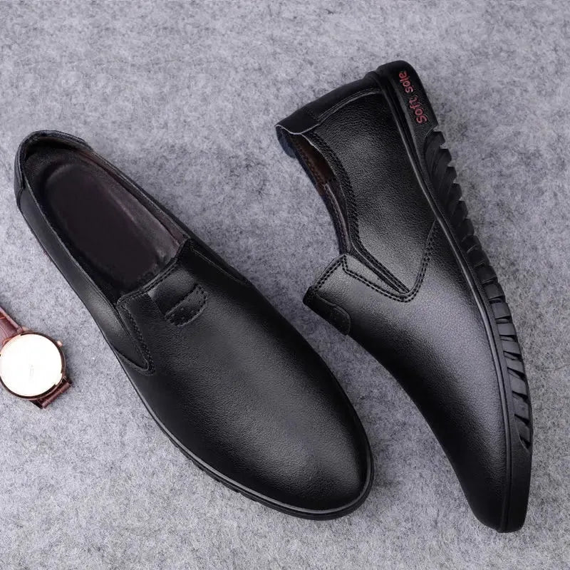 Klassische Leder-Loafer