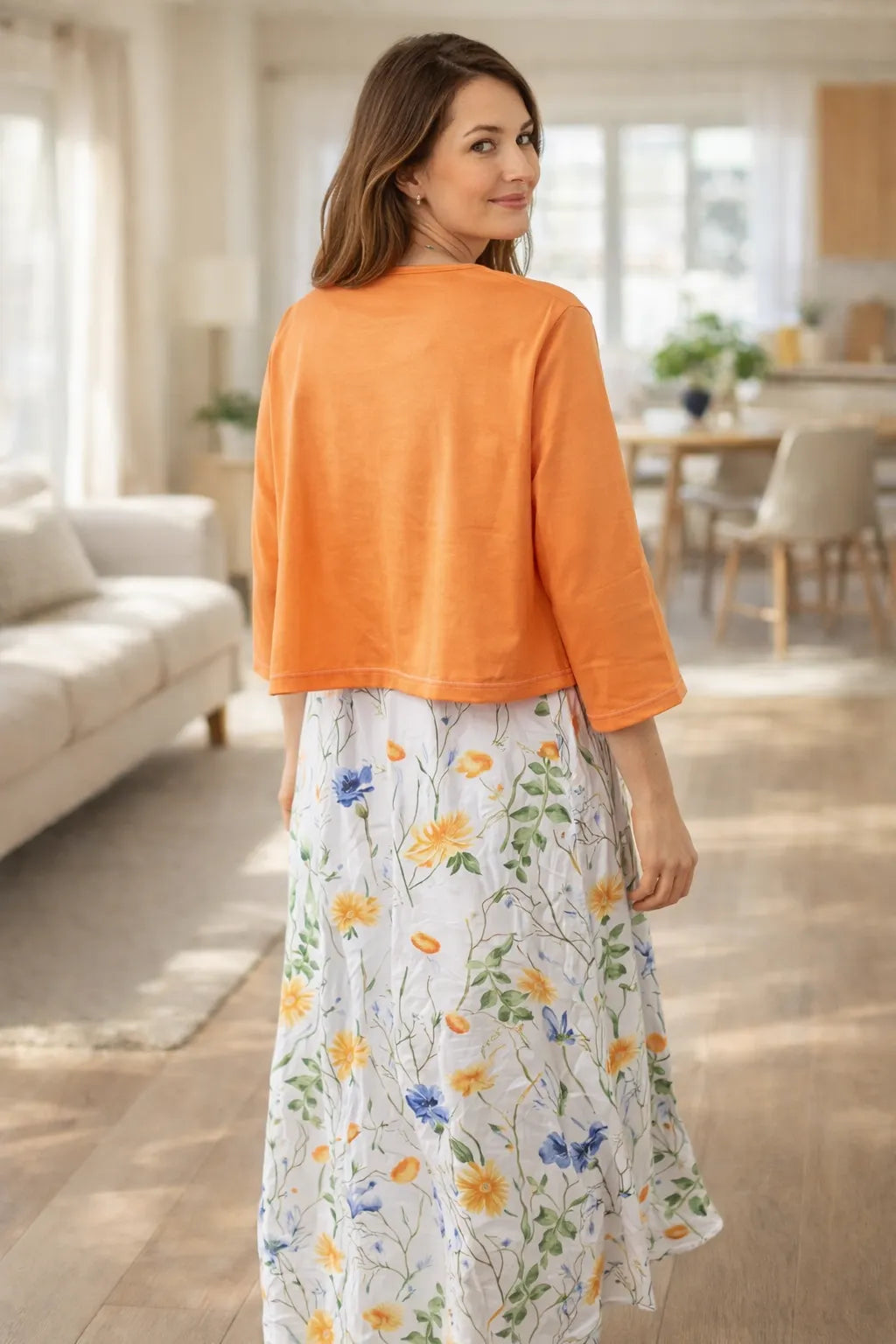 Stilvolles und leichtes Maxi Kleid