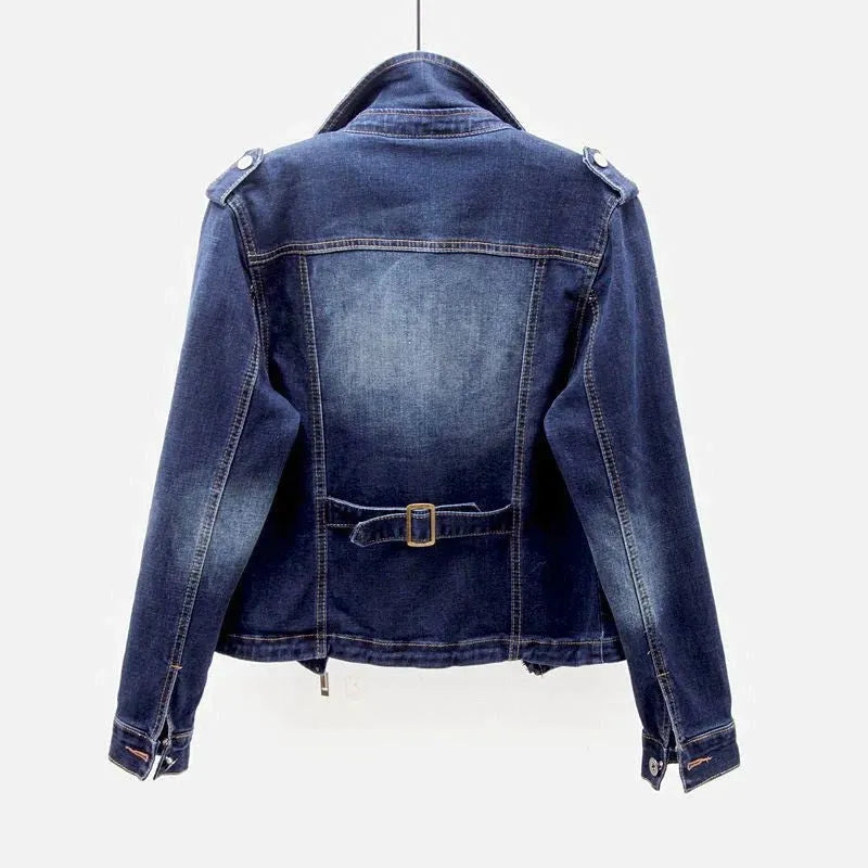 LISET | Casual Denim Jas Voor Dames - Tijdloos & Modieus