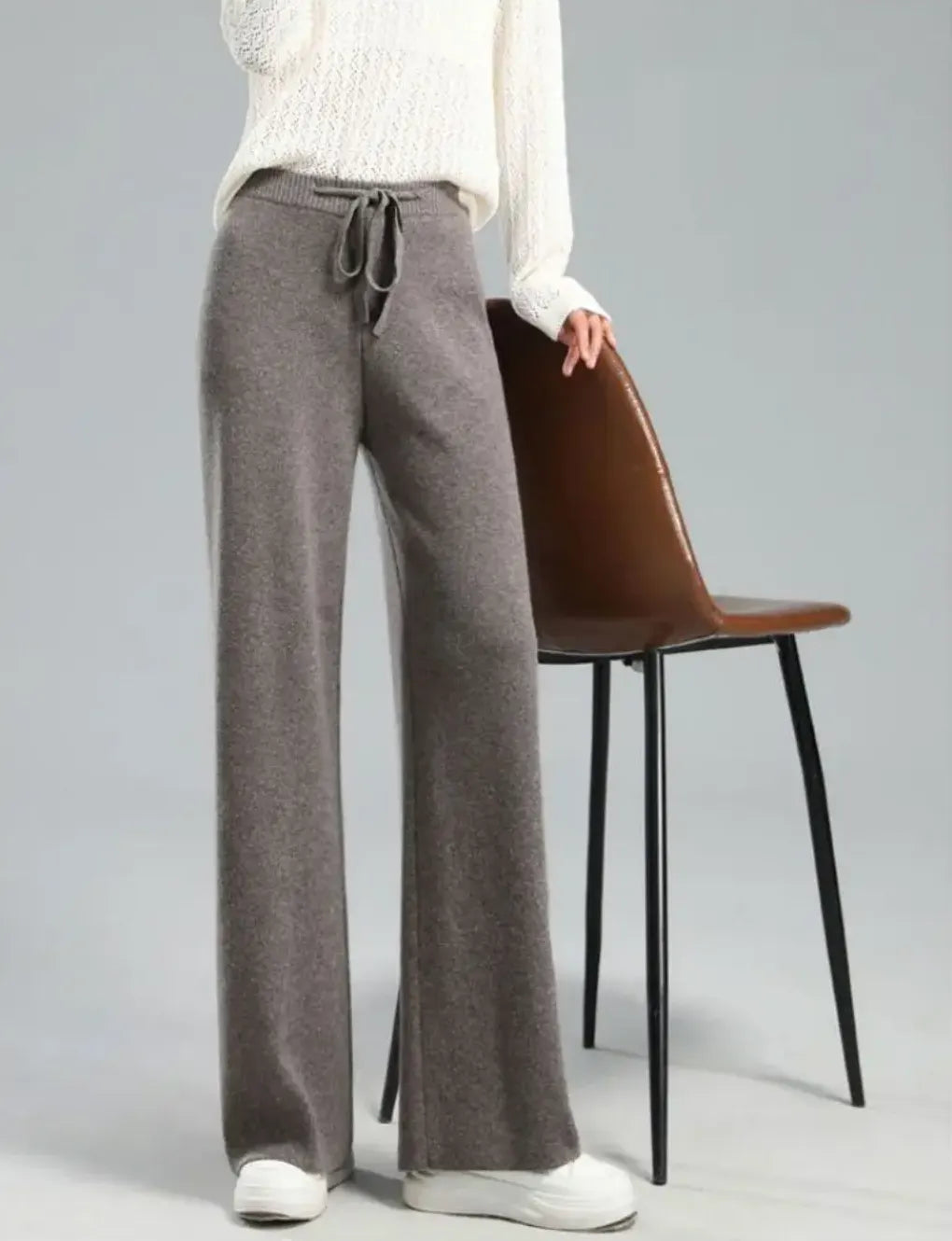 ALYA | Dun Gebreide Warme Damesbroek – Heerlijk Comfort Voor Herfst & Winter