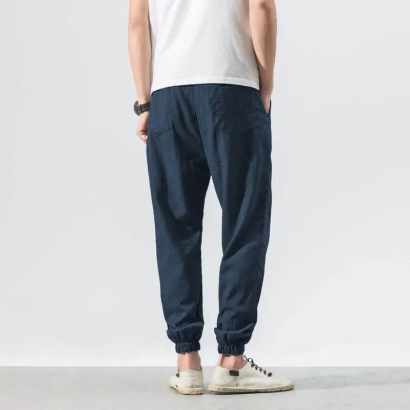Herren Sommer Hose In Beige