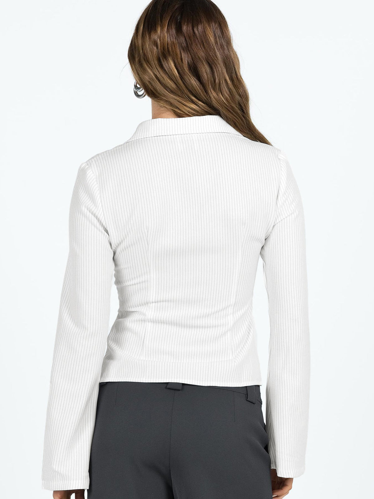 VIOLET | Flared Cuff Blouse – Elegant, Chic & Tijdloos