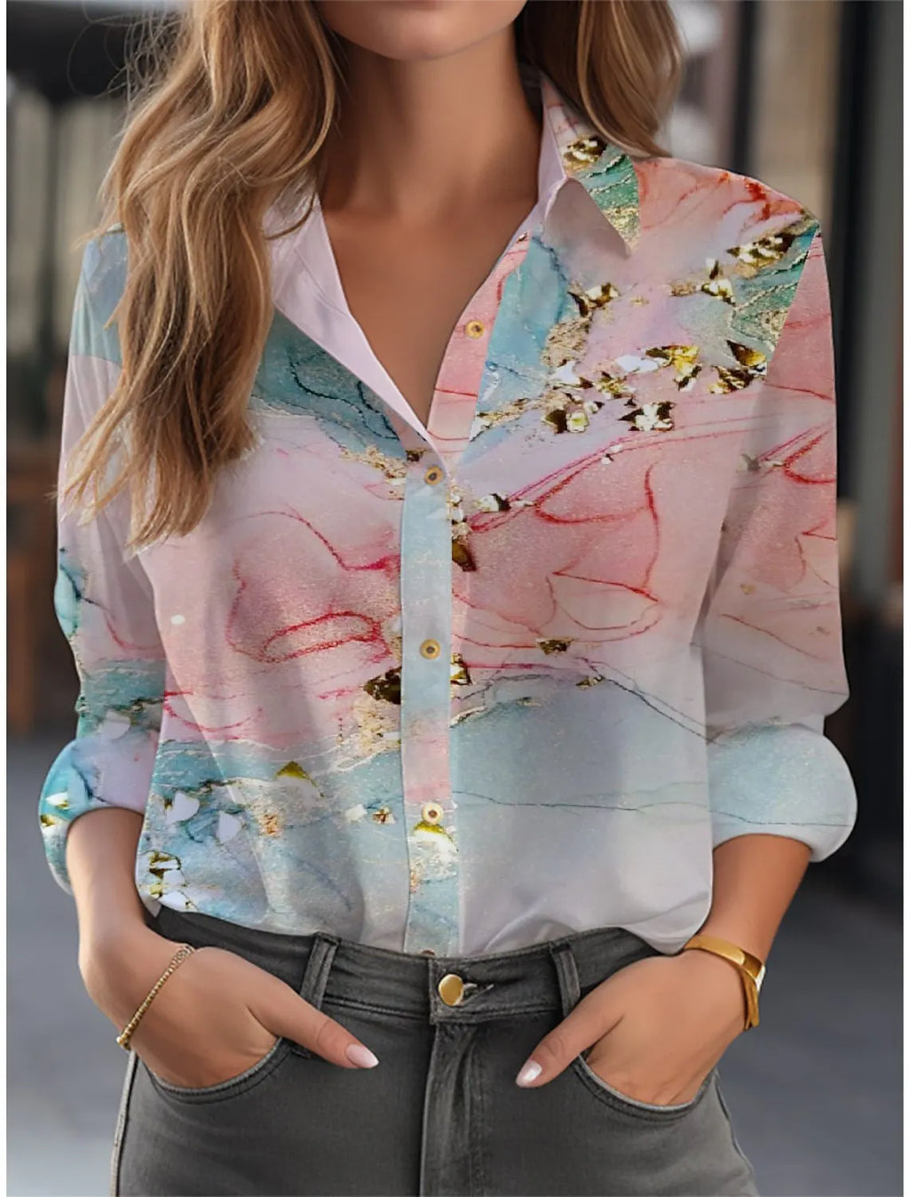 FLORIEN | Bluse mit Blumenmuster