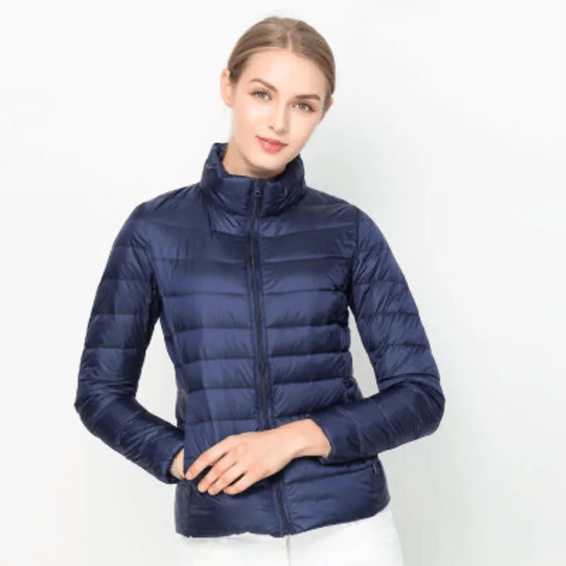 Damen Jacke Elegante Leichte Daunenjacke Trendy & Bequem