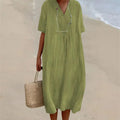 Bequeme Kleid aus Leinen