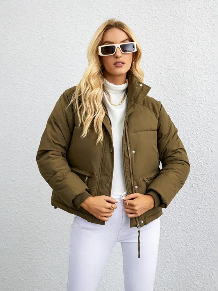 Kurze Steppjacke – Wasserabweisend & Gesteppt