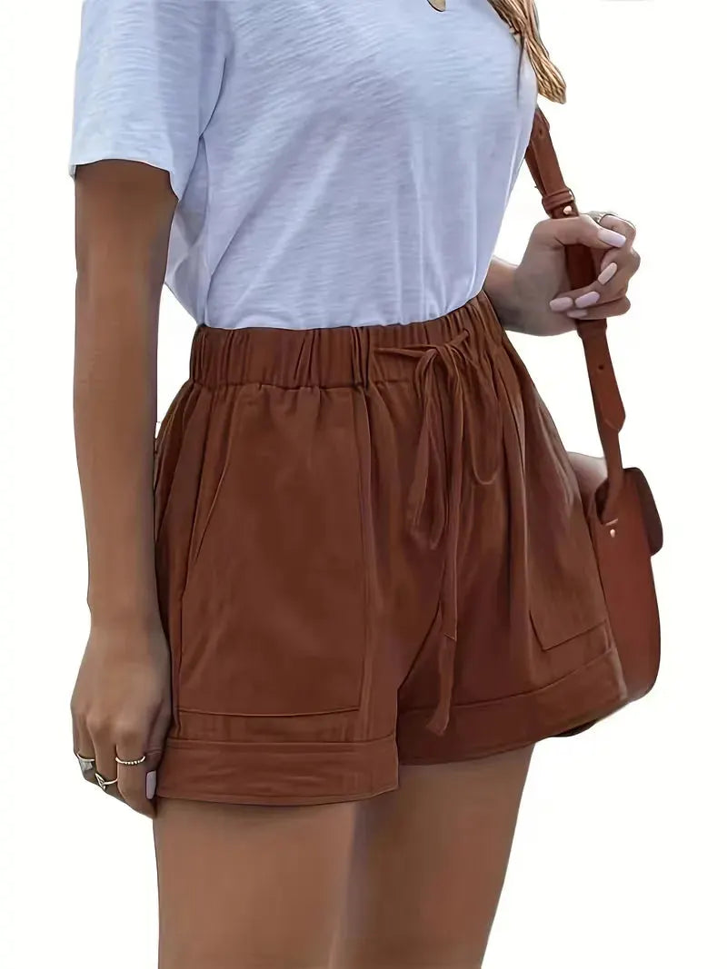 Casual Summer Pants for Women with Elastic Waistband