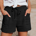 Women's Shorts with Pockets and Elastic Waistband