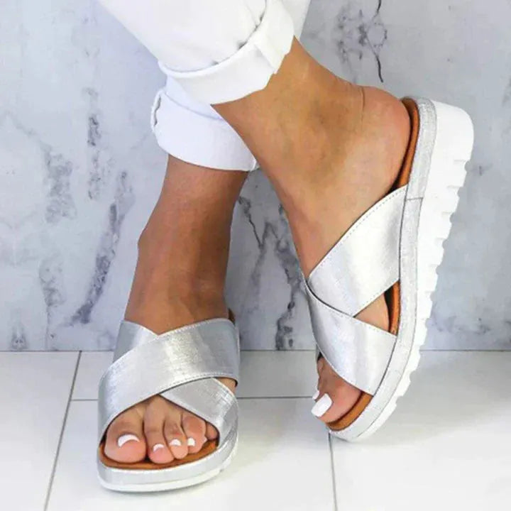 ALINÉA | Dames Instap Sandalen met Geheugenschuim – Comfortabel, Licht & Zomers