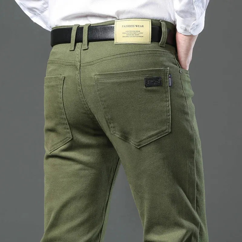 Moderne Stretch Jeans Für Herren