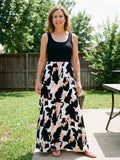 ZÃ©phira | Sleeveless Scoop Neck Printed Maxi Dress