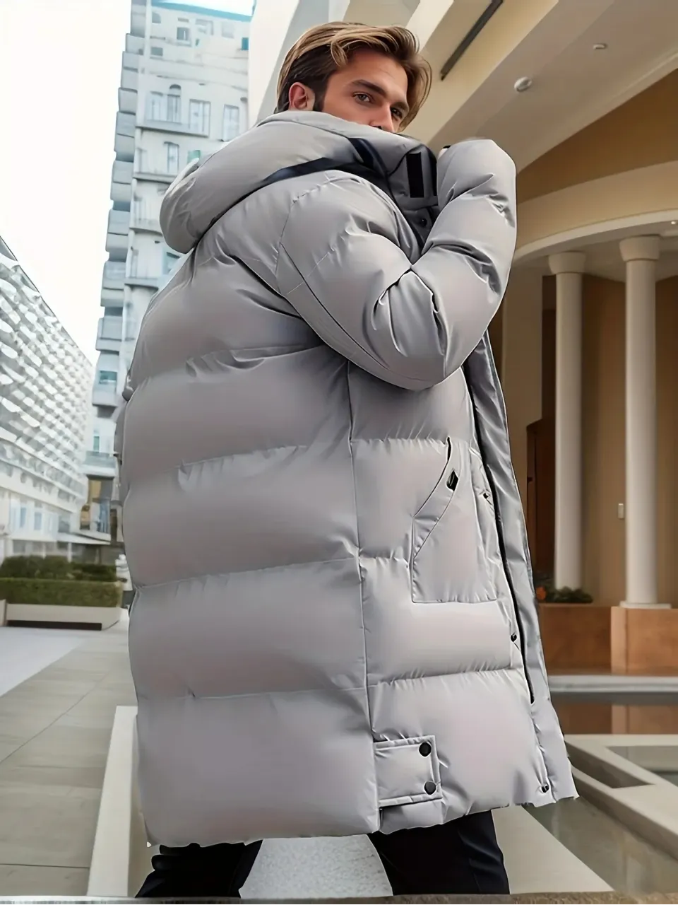 Jacke fÃ¼r Herren mit Kapuze fÃ¼r den Winterlook