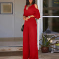 - Hohle Schulterpartie Jumpsuits