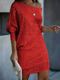 Dionne| Glamorous Off-Shoulder Mini Dress