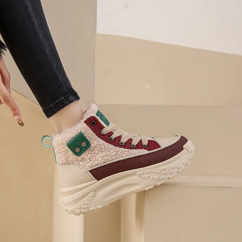 â€“ Wasserdichte PlÃ¼sch-Stiefeletten