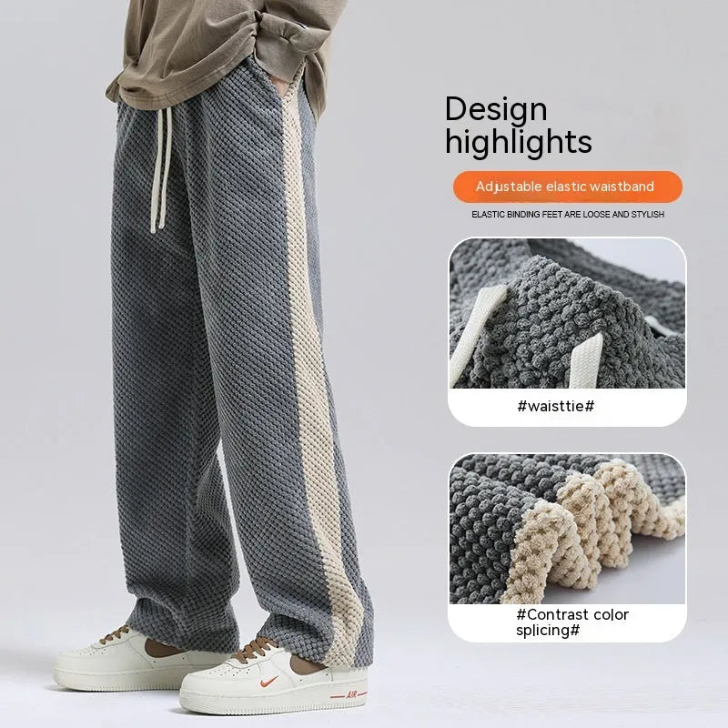 Herrenmode-Hose Aus Dicker Baumwolle