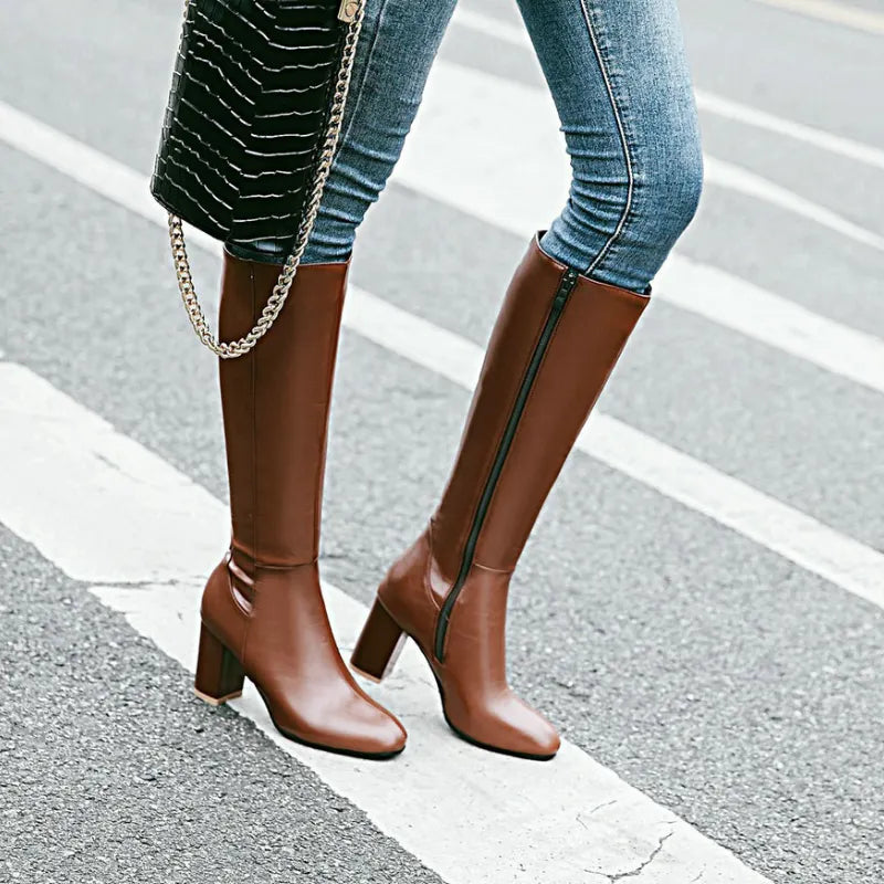 Lara | Schicke Reißverschlussstiefel – Elegante Aufwertung für Jeden Anlass