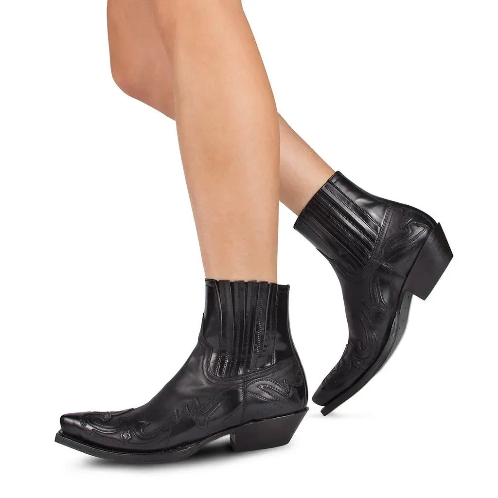 NOX | Modieuze Korte Leren Cowboy Laarsjes Voor Dames - Stoer, Modieus & Comfortabel