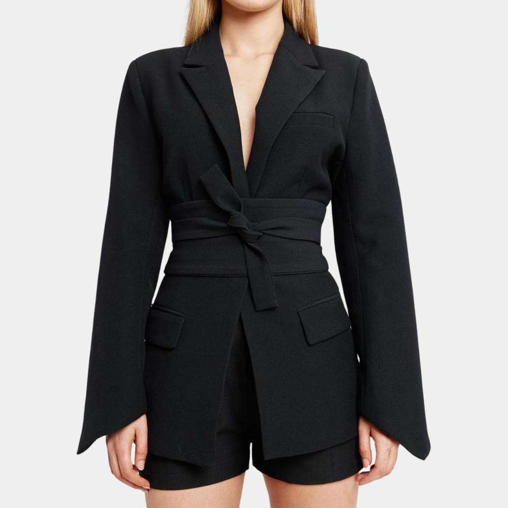 Lara | Stylischer Blazer mit Gürtel für Elegante Outfits