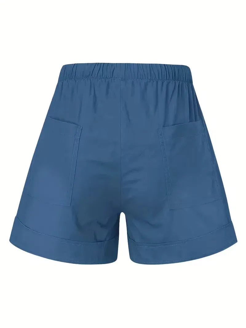 Casual Summer Pants for Women with Elastic Waistband