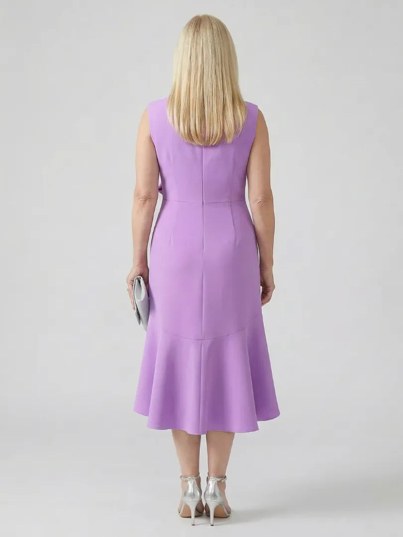 Voren | Simple Drape Midi Dress
