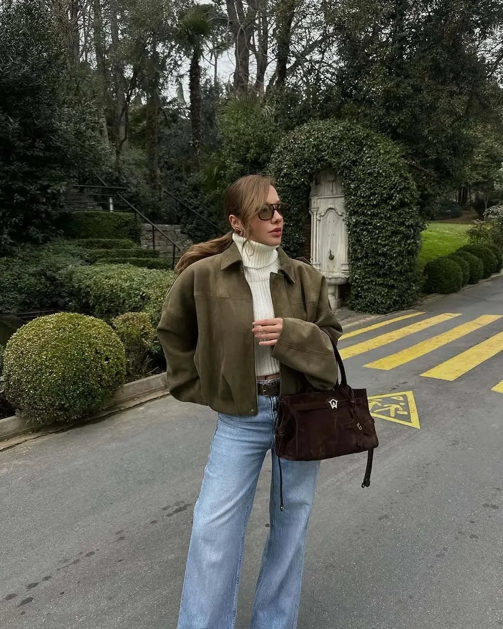 ISLA | Oversized Suède Dames Jas – Warm, Elegant & Perfect Voor Het Najaar