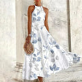 Ã„rmelloses Maxikleid mit Halter