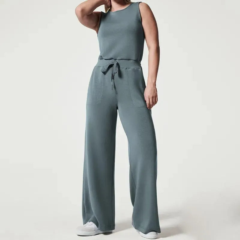 ELIN | Jumpsuit Voor Dames Met Cinch-Taille En Ultralichte Stof â€“ Luchtig, Zacht, Comfortabel