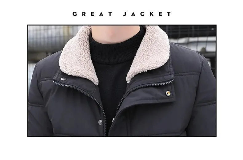 DAN | Premium Wattierte Winterjacke für Herren