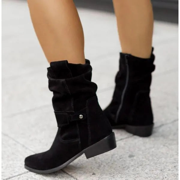 Damen Stiefeletten mit bequemem Einstieg und vielseitigem Design