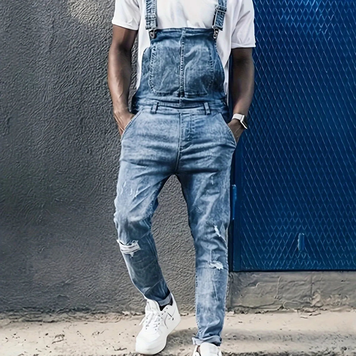 Herren-Denim-Overall